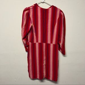 Red stripe mini dress something navy